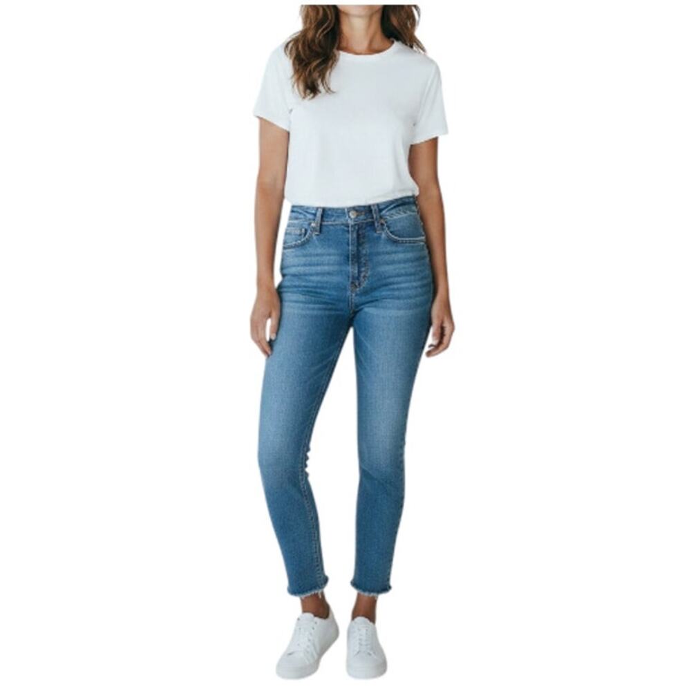 RE/DONE Originals Jean Women Sz 27 High Rise Crop Normcore Basic Stylish Classic